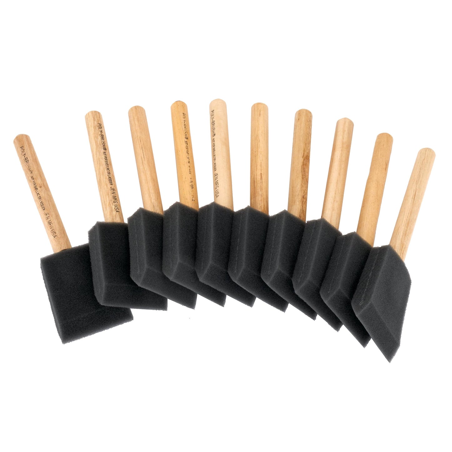 Foam Brush - 10 Piece
