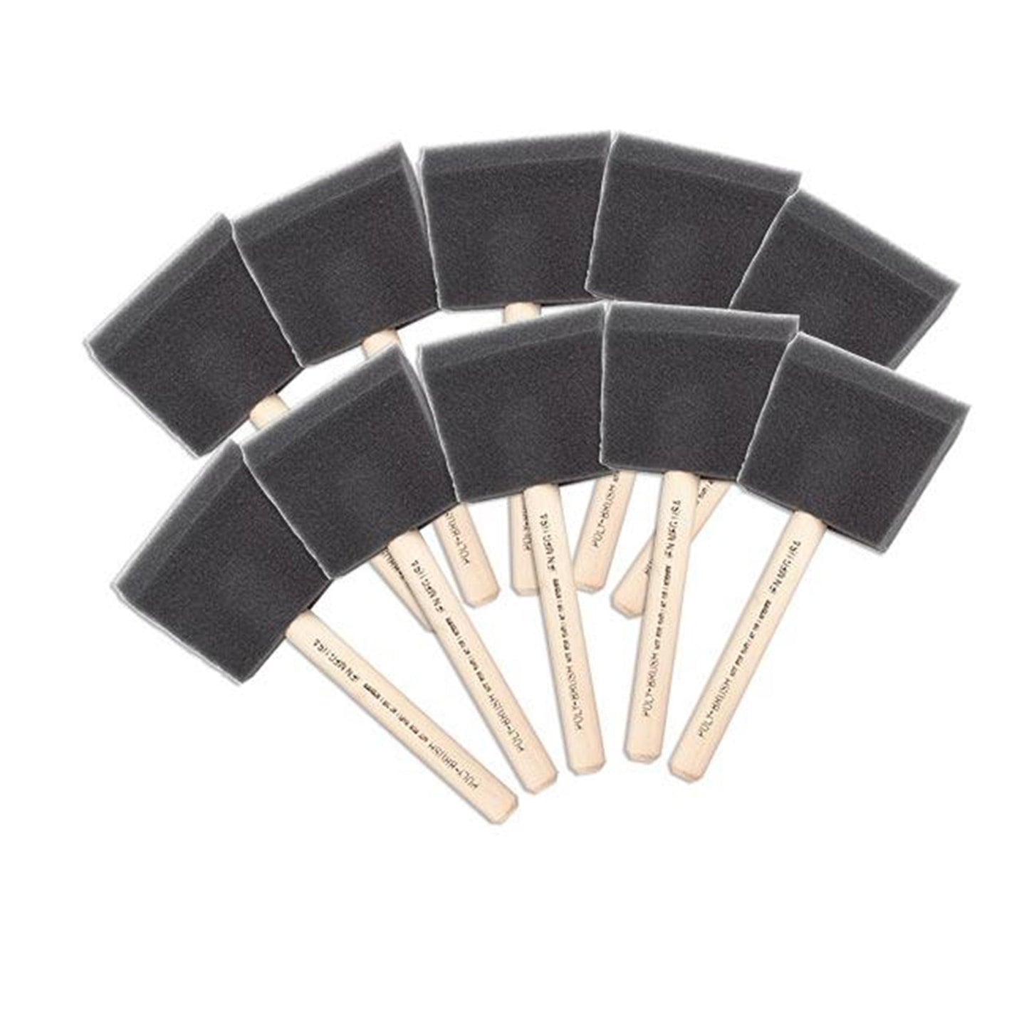 Foam Brush - 10 Piece