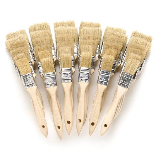 White China Bristle Brush Set - 36 Piece